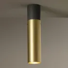 Artisan Ceiling Lamp in Ceramic and Brass Made in Italy - Toscot Match Viadurini