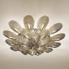 Artisan Ceiling Lamp in Smoked Venetian Glass, Made in Italy - Minos Viadurini