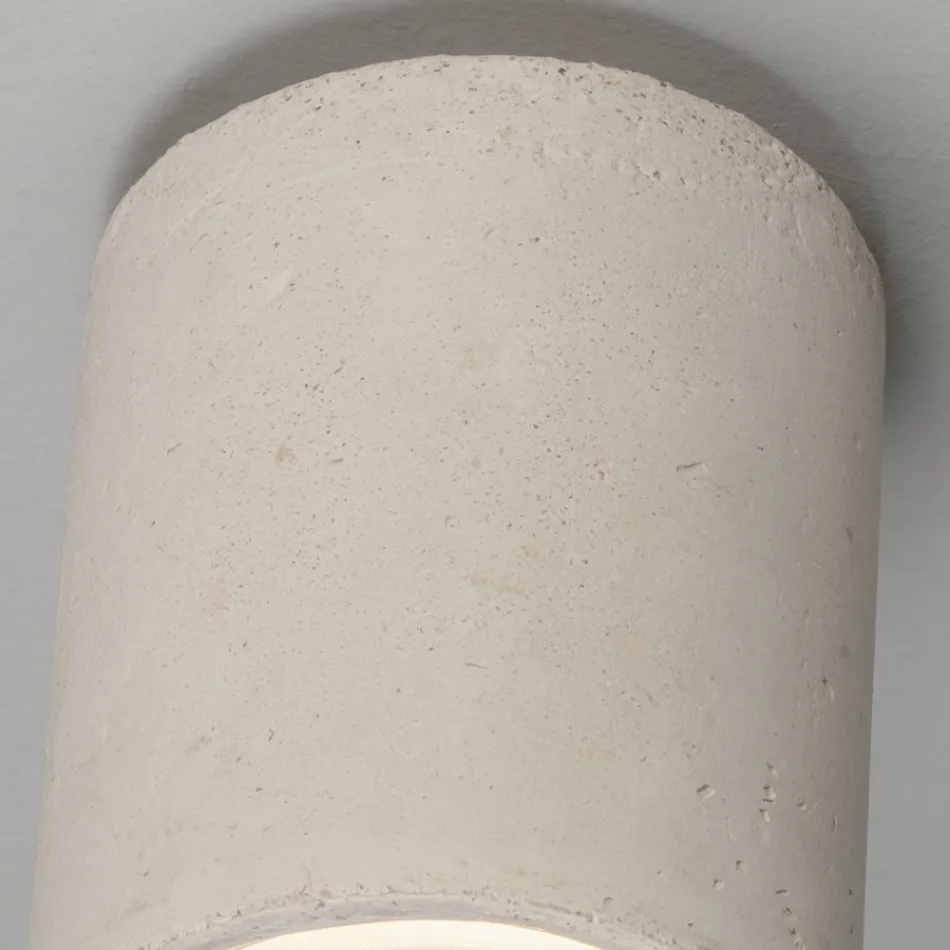 Outdoor Ceiling Lamp in Colored Clay Handmade in Italy - Toscot Hans Viadurini