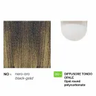 Garden ceiling lamp in die-cast aluminum made in Italy, Anusca Viadurini