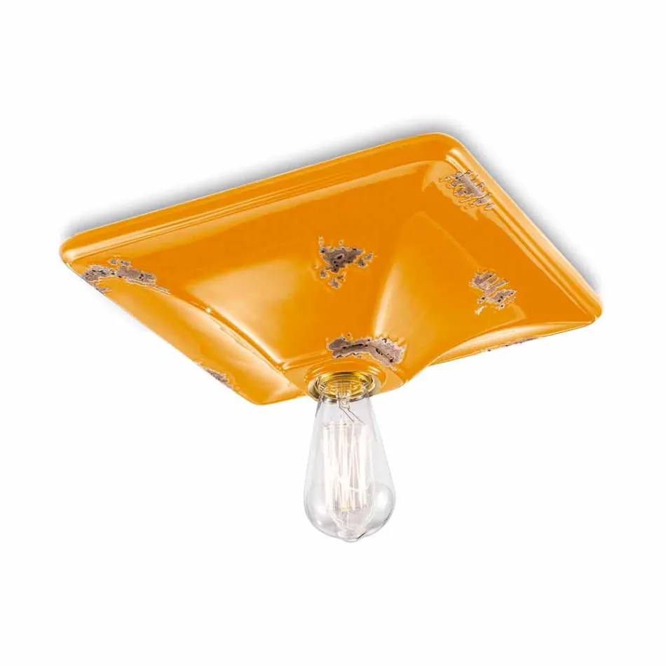 Ceiling fixture retro style ceramic Karen Ferroluce Viadurini