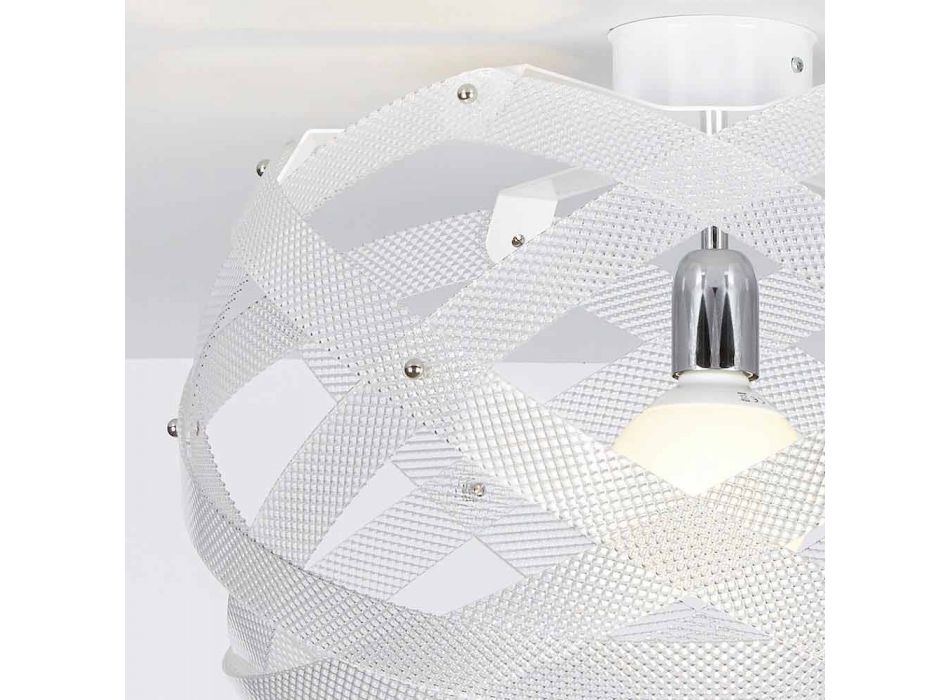 Modern design ceiling lamp in spectrall methacrylate, diam.40 cm, Vanna Viadurini