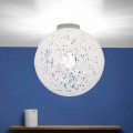 Modern design ceiling lamp Mady, made in Italy, diameter 48 cm