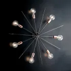 Iron Ceiling Lights Made in Italy for Interior Decorating - Netherlands Viadurini