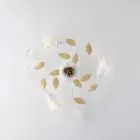 Ivory Lacquered Iron Ceiling Light Made in Italy for Interior Decor - Marrakech Viadurini