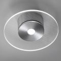 Metal Ceiling Light with Micro-Dotted Plexiglass Diffuser - Nora