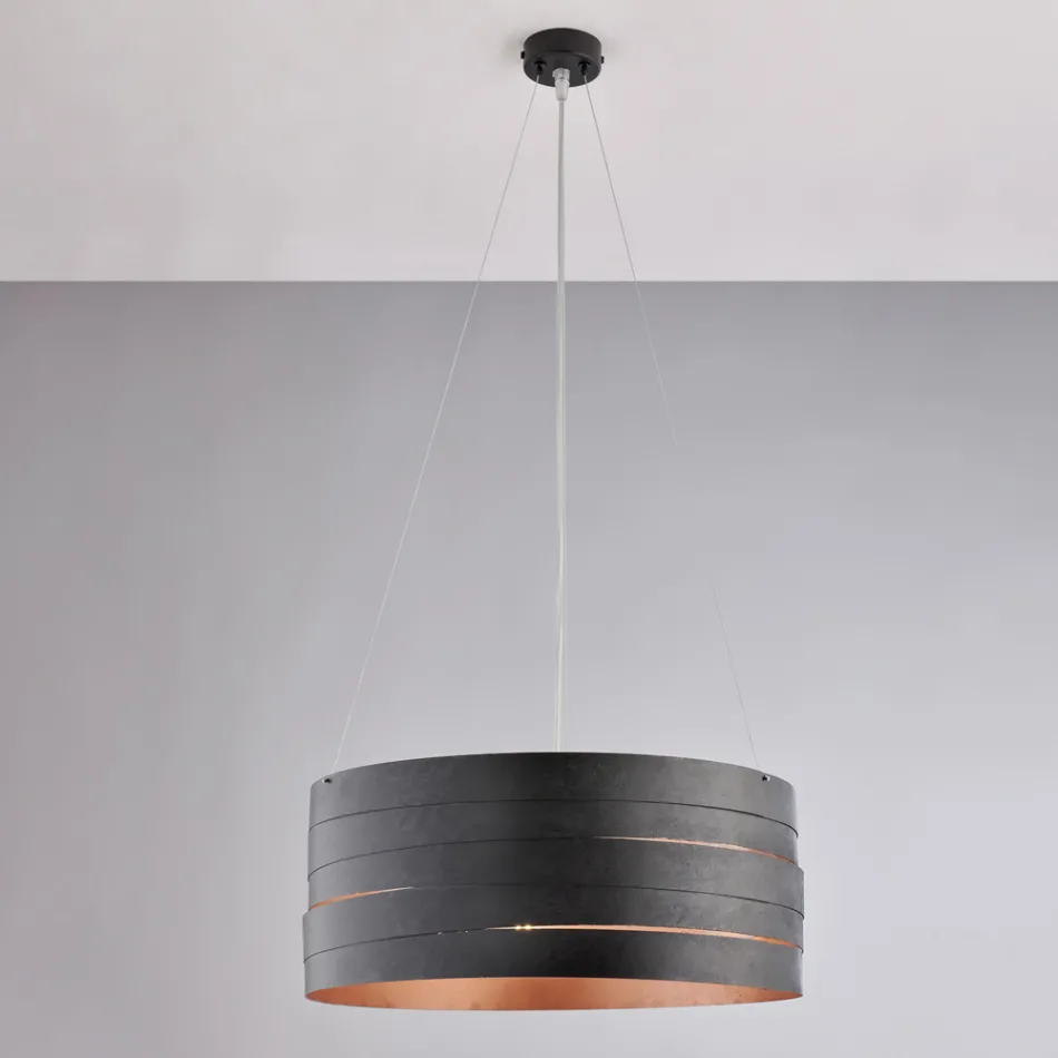 Metal and glass ceiling light for a diffused, harmonious light – Melograno Viadurini