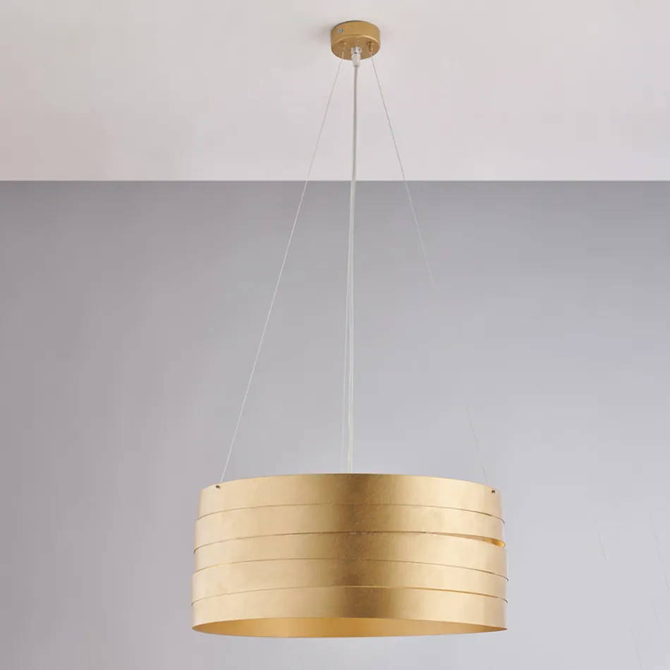 Metal and glass ceiling light for a diffused, harmonious light – Melograno Viadurini