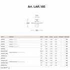 Ceiling lamp in brass, copper and glass Nabucco Aldo Bernardi Viadurini