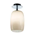 Hand-Blown Glass Ceiling Light, Handcrafted in Italy - Soffio Viadurini