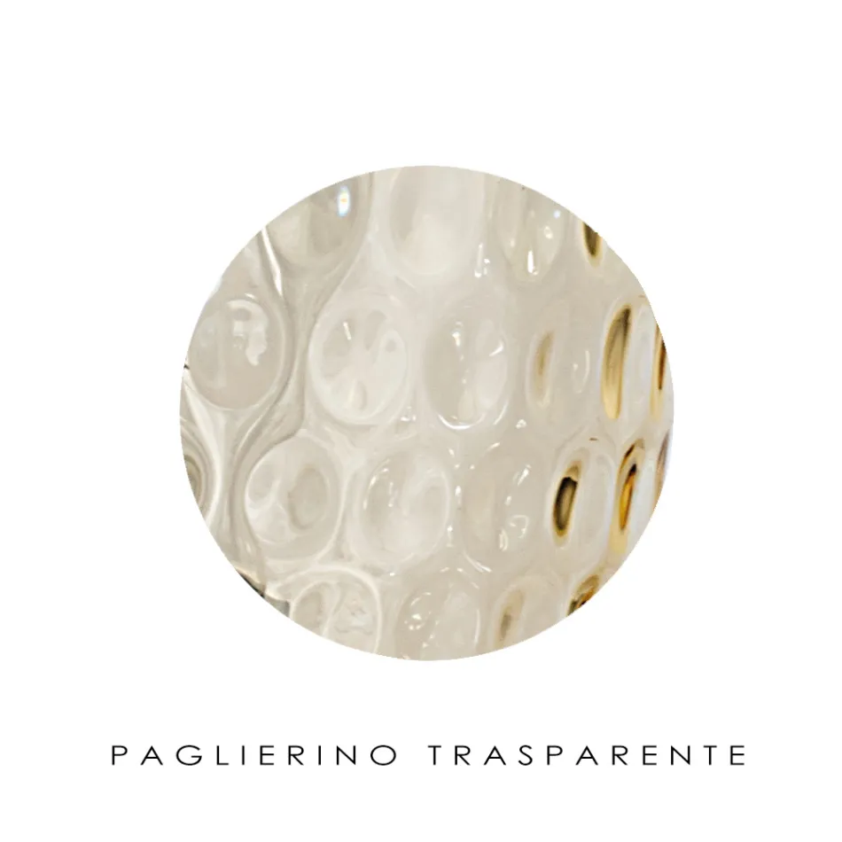 Ceiling Light in Blown Glass, Cased or Transparent, Made in Italy - Calima Viadurini