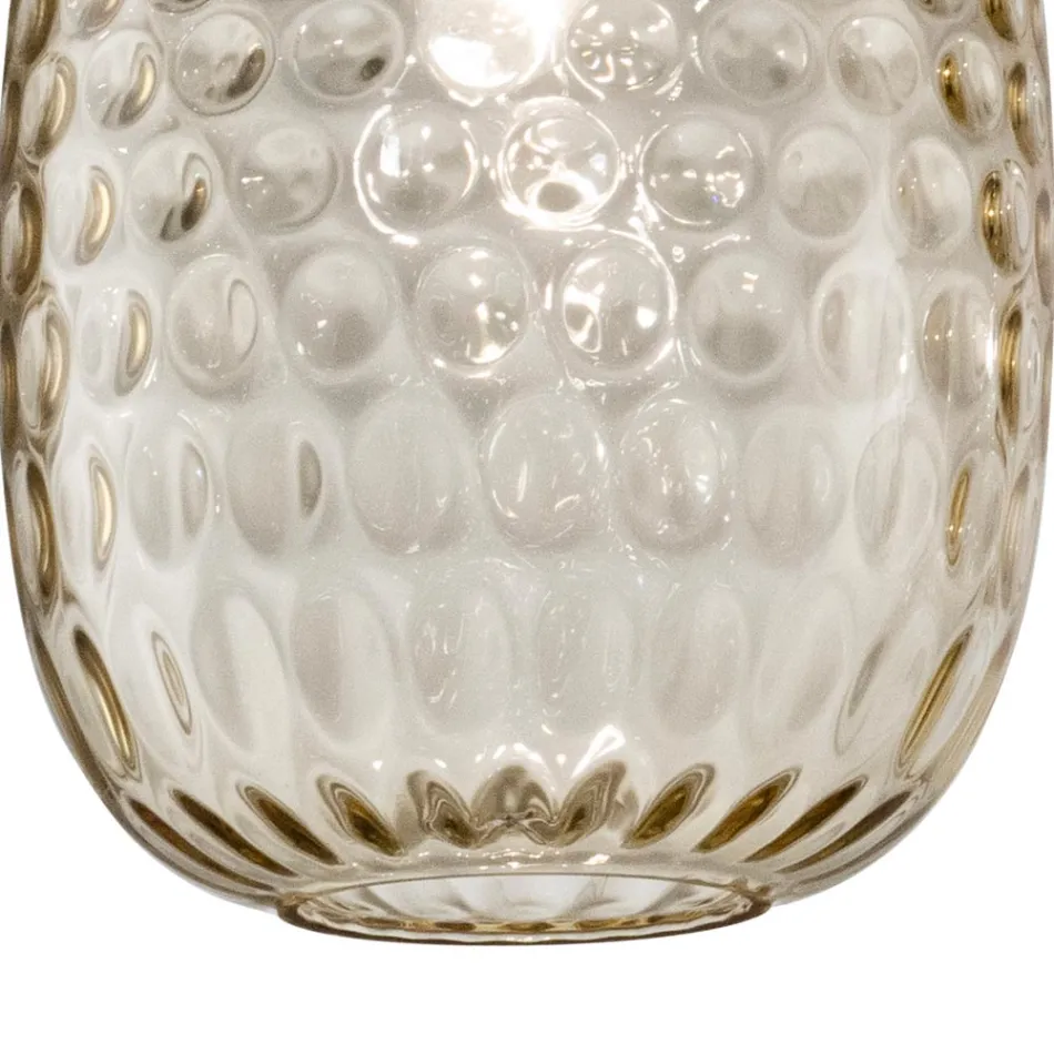 Ceiling Light in Blown Glass, Cased or Transparent, Made in Italy - Calima Viadurini