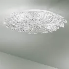 Ceiling lamp in Venetian Glass and White Metal Made in Italy - Artemide Viadurini