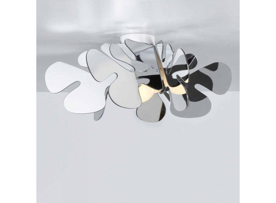 Modern design methacrylate ceiling lamp, L.53x P.53 cm, Debora
