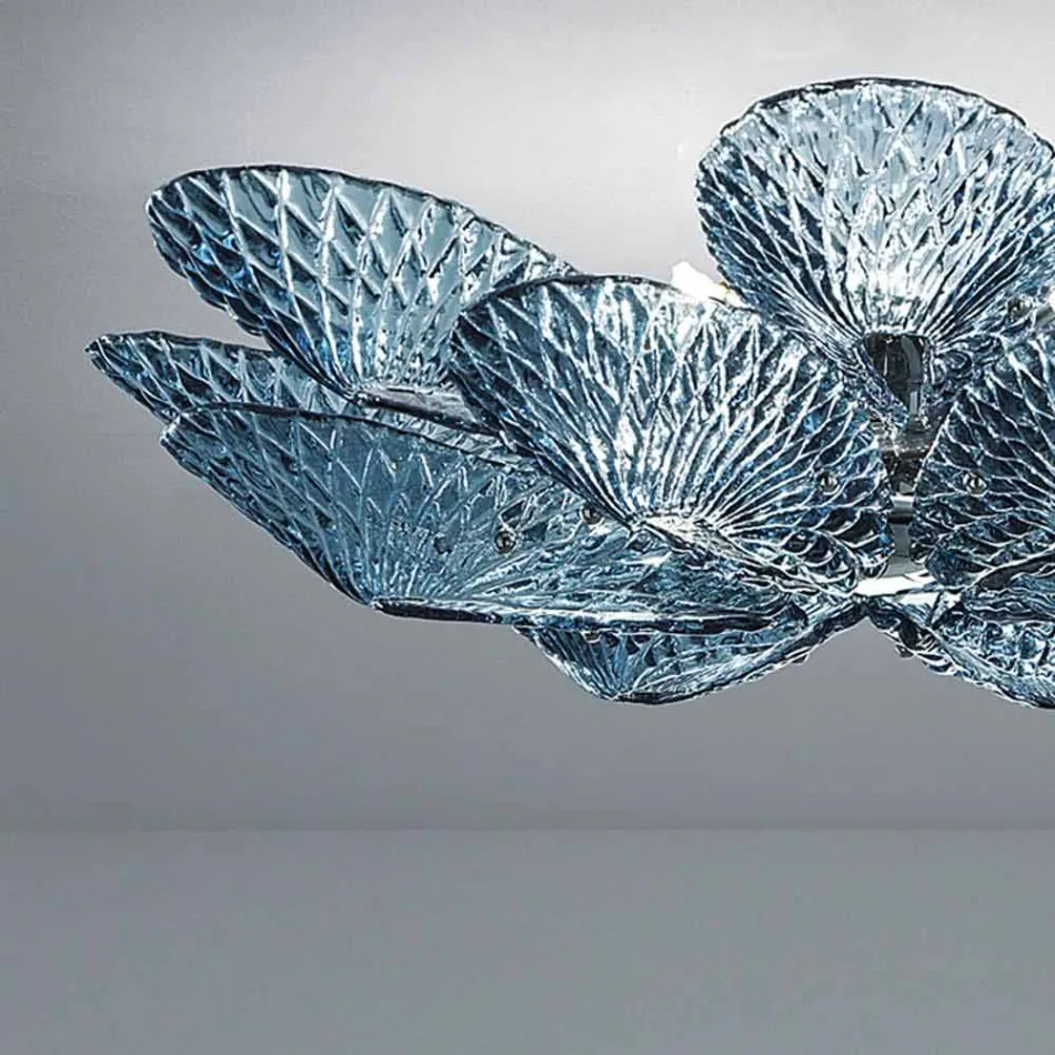 Modern Venetian Glass Ceiling Lamp Handmade in Italy - Minos Viadurini