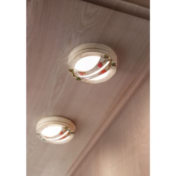 Ceiling or Wall Lamp for Outdoor in Hand Painted Aluminum - Brindisi