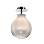 Small Ceiling Light in Various Venetian Glass Finishes Made in Italy - Iride Viadurini