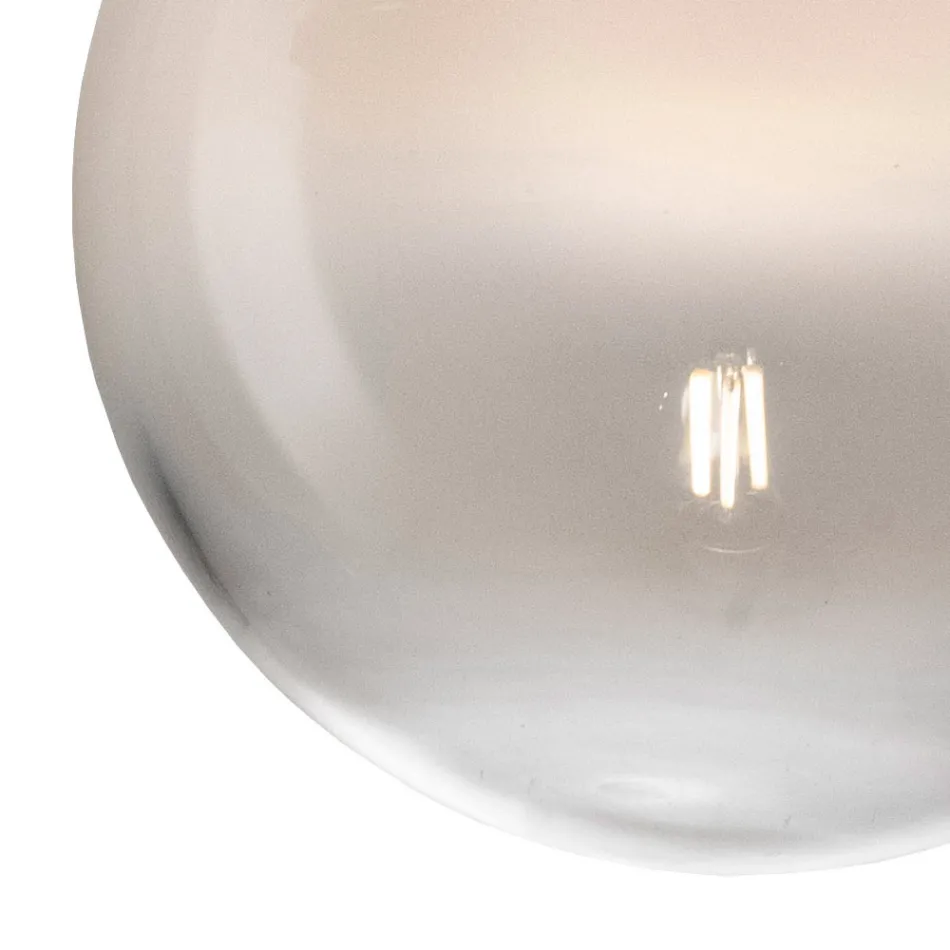 Small Ceiling Light in Various Venetian Glass Finishes Made in Italy - Iride Viadurini