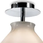 Small Ceiling Light in Various Venetian Glass Finishes Made in Italy - Iride Viadurini
