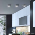 Modern square design ceiling plaster or cement Nadir Viadurini