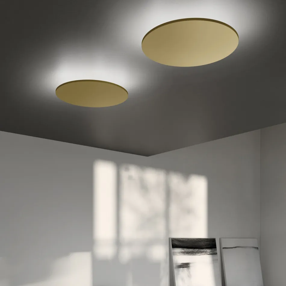 Ceiling Light Made of Metal in Various Finishes and Sizes - Lumi Viadurini