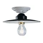 Rustic ceramic ceiling light Potenza by Ferroluce Viadurini