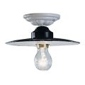 Rustic ceramic ceiling light Potenza by Ferroluce