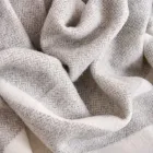 Ultra-Soft and Fluffy Wool Blend Plaid Made in Italy - Caldoso Viadurini