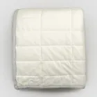 Plaid in Cotton Satin and Chenille with Lurex, Chalk or Retro Border - Tortoro Viadurini