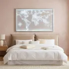 Amaris Illuminated Wall Planisphere Made of Plexiglass Made in Italy Viadurini
