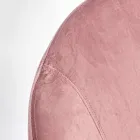 Upholstered Rocking Armchair Velvet Effect Scandinavian Design - Pippy Viadurini