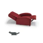 2 motor lift chair with shiatsu massage made in Italy Bria Viadurini