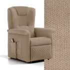 Lift Chair with 2 Motors and Lift/Relax/Bed Functions Made in Italy - Giorgia Viadurini