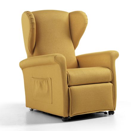 Lift Armchair with Lift, Relax and Bed Functions Made in Italy - Talita Viadurini