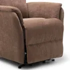 Lift Relax Armchair with Movement on Wheels with 2 Motors - Juliette Viadurini