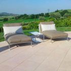 Modern Design Chaise Longue Armchair for Garden Made in Italy - Ontario1 Viadurini