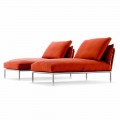 Modern Design Chaise Longue Armchair for Garden Made in Italy - Ontario1