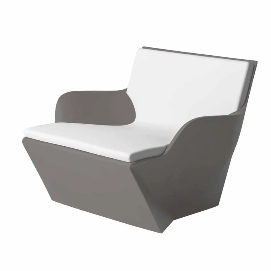 Armchair with armrests Slide Kami Modern design made in Italy Viadurini