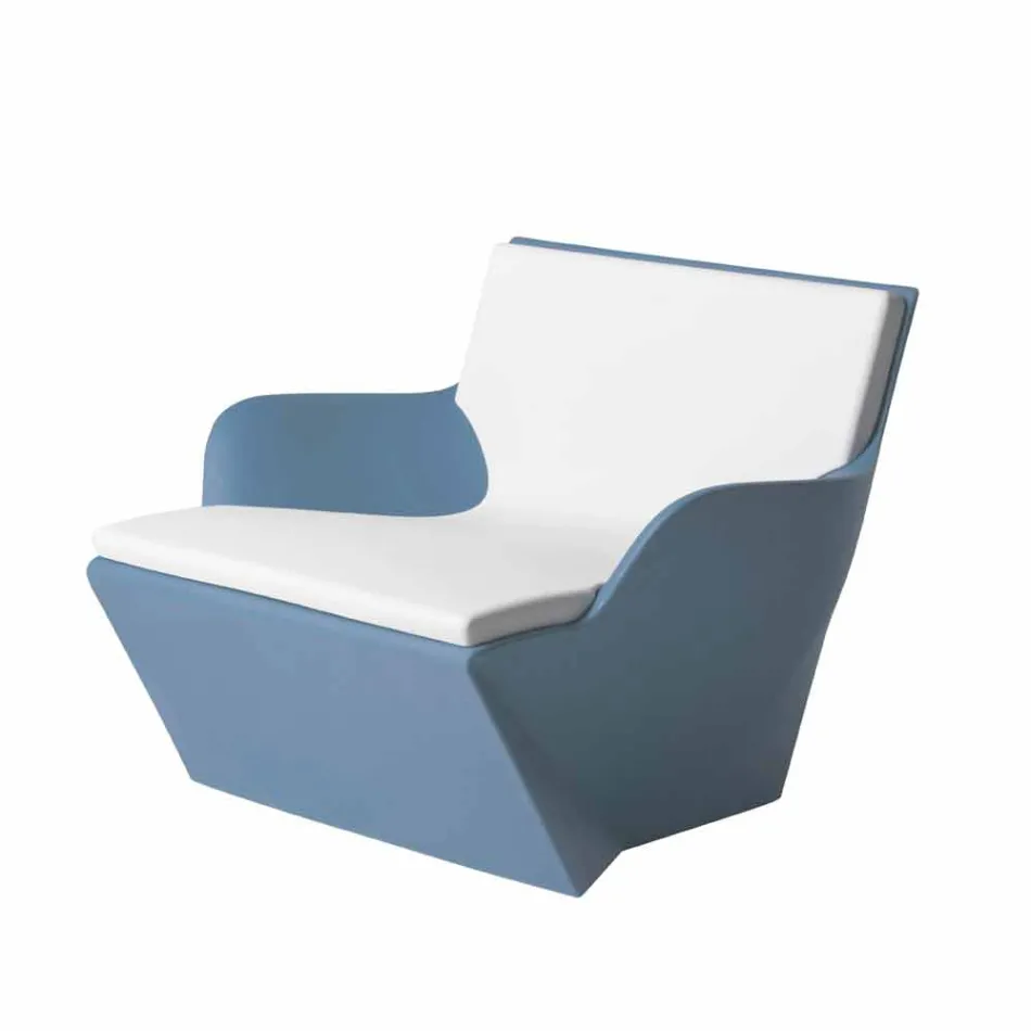 Armchair with armrests Slide Kami Modern design made in Italy Viadurini
