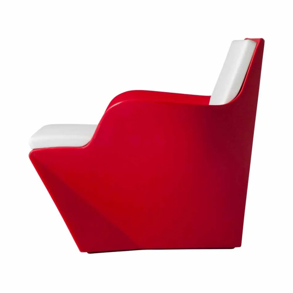 Armchair with armrests Slide Kami Modern design made in Italy Viadurini