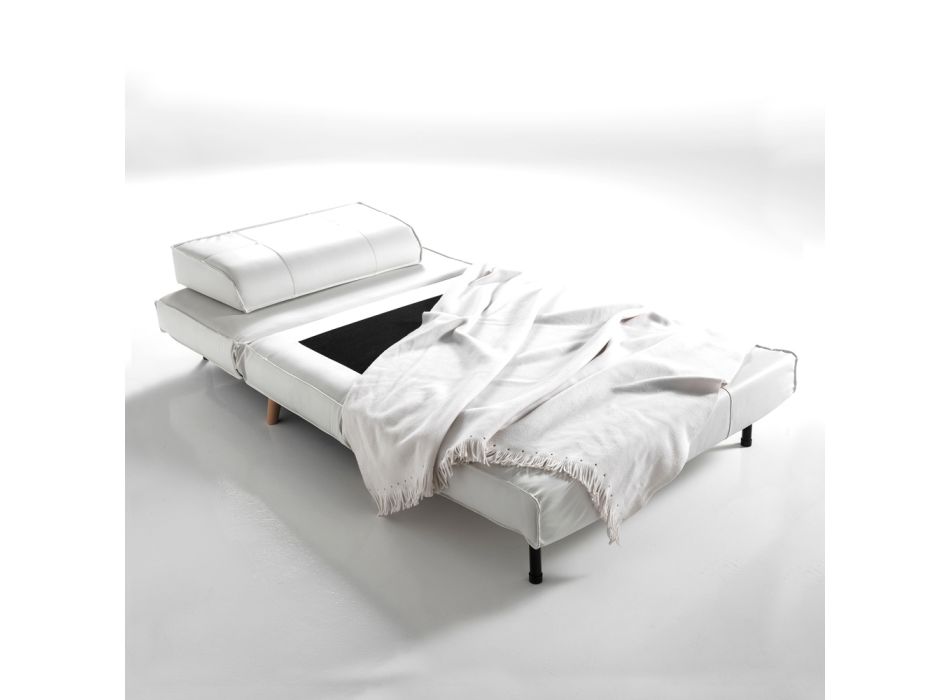 Armchair with practical front opening to bed - Attinio Viadurini