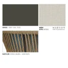 Outdoor Armchair with Woven Seat and Cushions - Cricket by Varaschin Viadurini