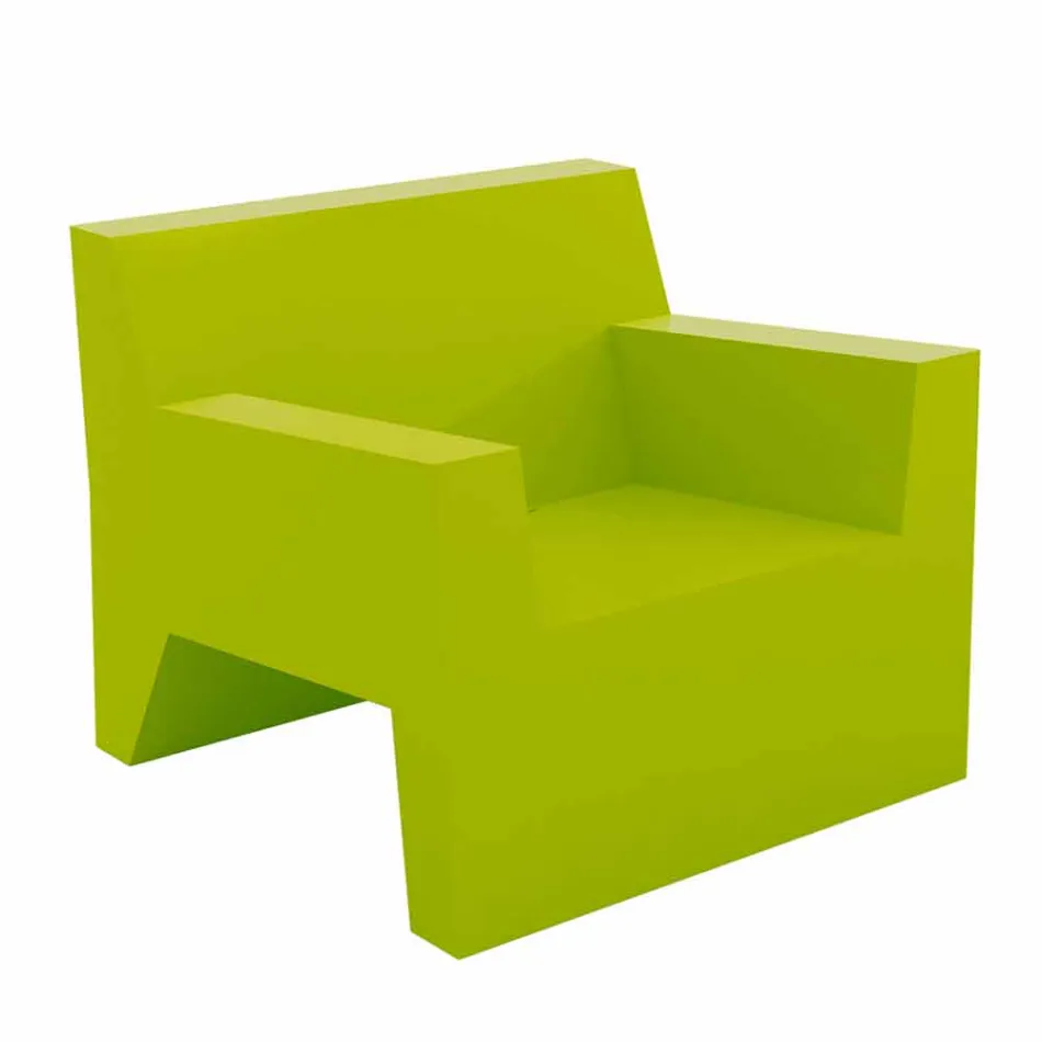 Jut by Vondom design outdoor armchair in polyethylene resin Viadurini