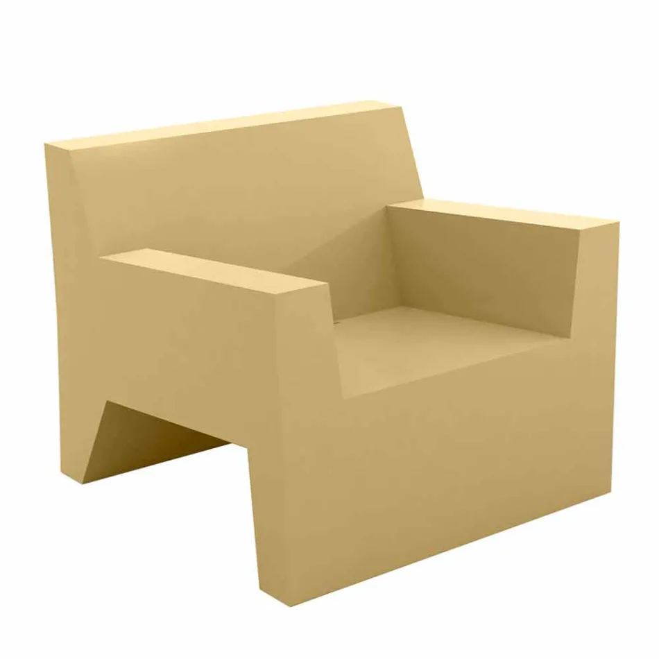 Jut by Vondom design outdoor armchair in polyethylene resin Viadurini