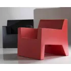Jut by Vondom design outdoor armchair in polyethylene resin Viadurini