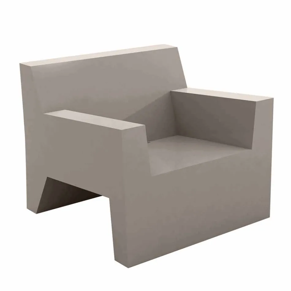 Jut by Vondom design outdoor armchair in polyethylene resin Viadurini