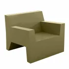 Jut by Vondom design outdoor armchair in polyethylene resin Viadurini