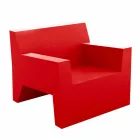 Jut by Vondom design outdoor armchair in polyethylene resin Viadurini