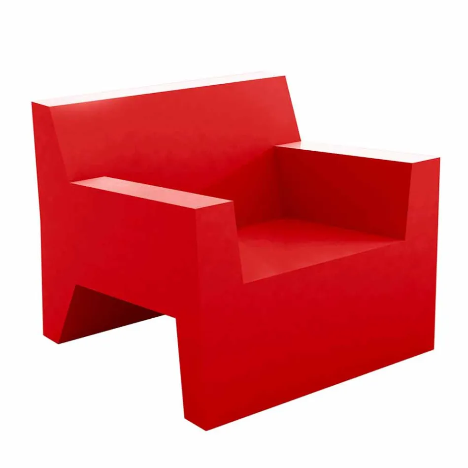Jut by Vondom design outdoor armchair in polyethylene resin Viadurini