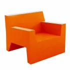 Jut by Vondom design outdoor armchair in polyethylene resin Viadurini
